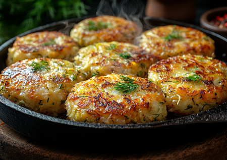 Капустные котлеты с кабачком и сыром! Некалорийный ужин или перекус