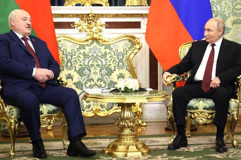 Владимир Путин и Александр Лукашенко
