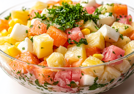 Всего четыре ингредиента, а вкус бомбический — необычный салат с крабами