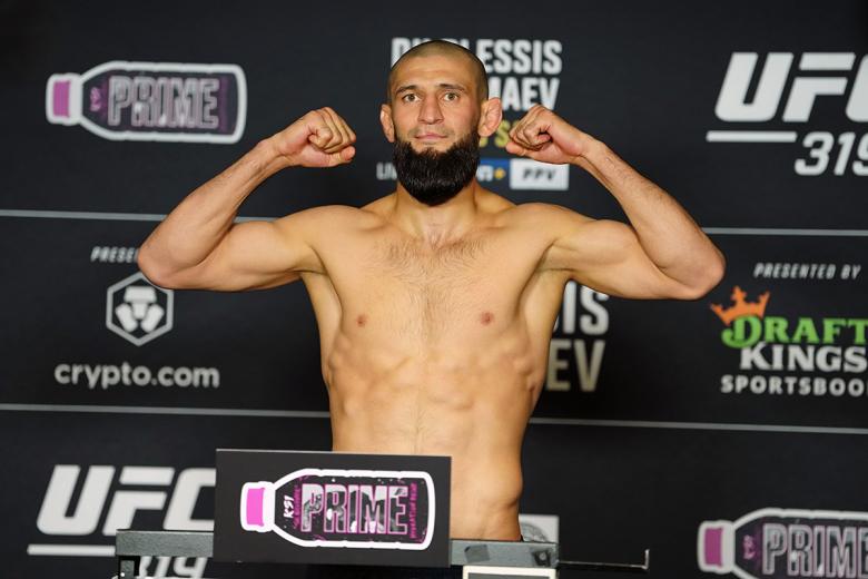 Хамзат Чимаев на турнире UFC 319 в Чикаго