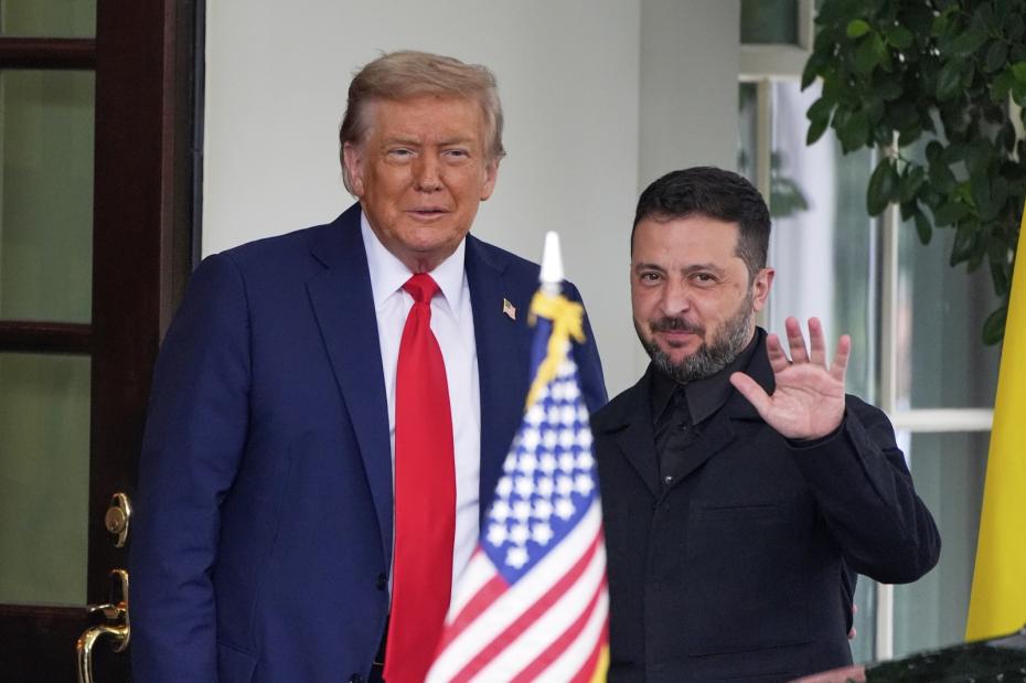 Дональд Трамп и Владимир Зеленский