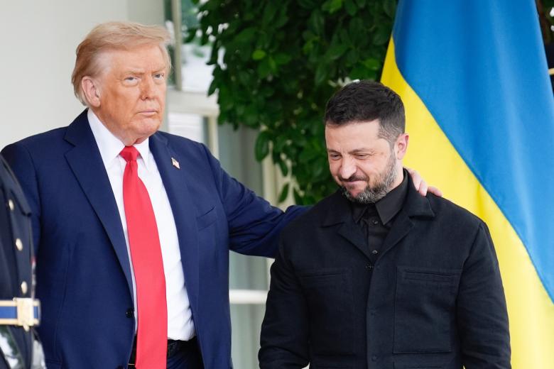 Встреча президента США Дональда Трампа с президентом Украины Владимиром Зеленским и европейскими лидерами в Вашингтоне