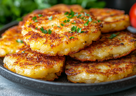 Завтрак за 10 минут! Американские картофельные оладьи — просто и вкусно!
