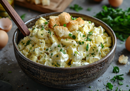 Немецкая хозяйка рассказала рецепт яичного салата! Вкуснота из 4 продуктов