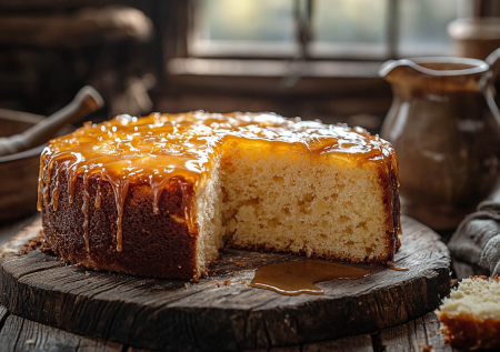 Все говорят, что он вкуснее торта! Сливочный пирог с глазурью и пропиткой
