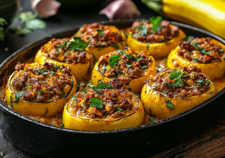 Вкуснее фаршированных перцев: бочонки из кабачков с фаршем — без возни
