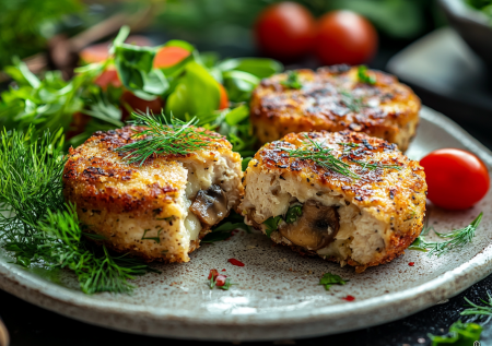 Куриные колдуны с грибами и сыром! Суперский рецепт для похудения
