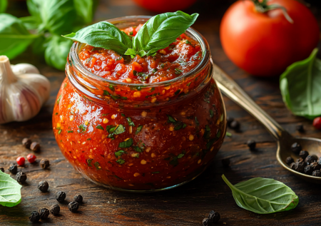 Зимой уходит тоннами! Острый базиликовый соус — хоть к мясу, хоть на хлеб