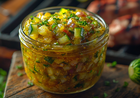 Огуречный релиш! Модная закатка сезона: в бургеры, к мясу и на хлеб
