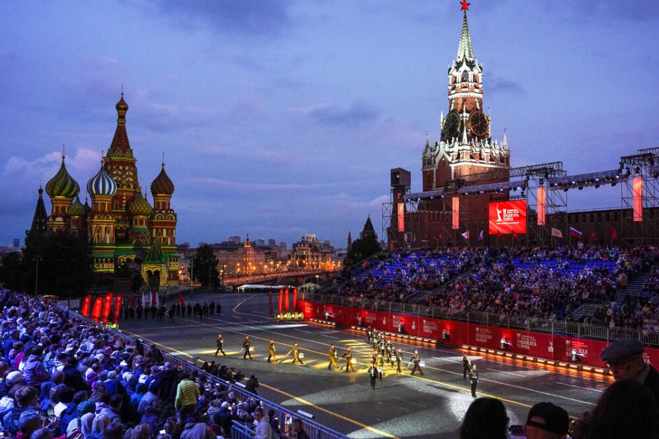 Торжественная церемония открытия XVII Международного военно-музыкального фестиваля «Спасская башня»