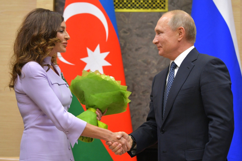 Мехрибан Алиева, Владимир Путин