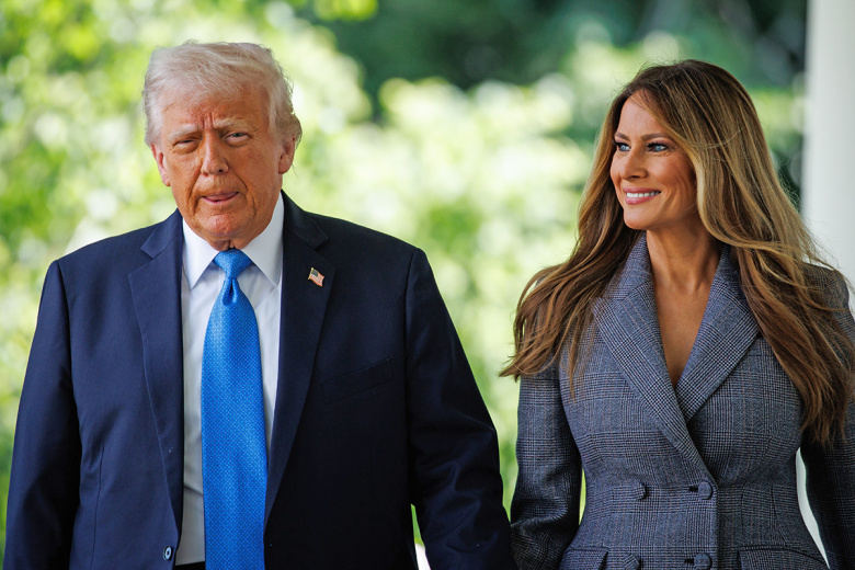 Дональд и Мелания Трамп