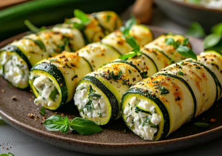Нежнее драников, вкуснее оладий! Кабачковые рулетики с творогом и зеленью!