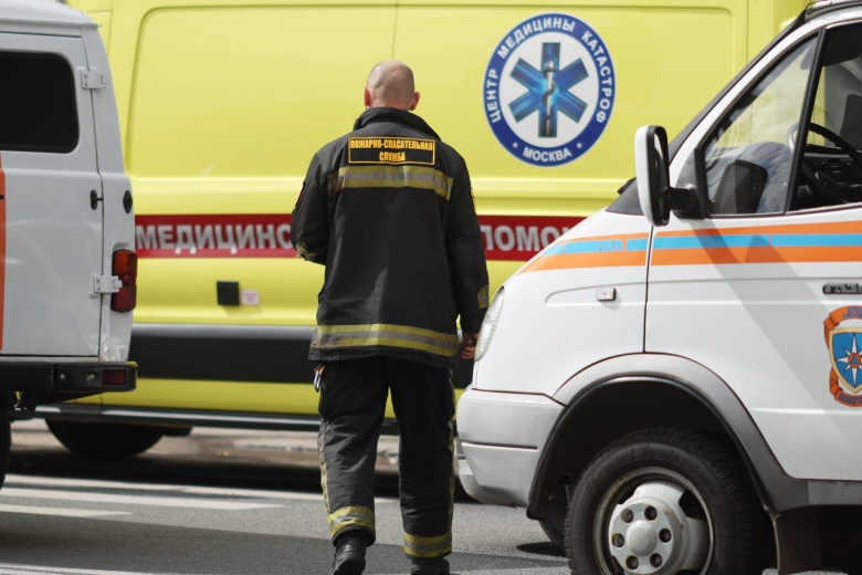 Обстановка у Центрального детского магазина в Москве