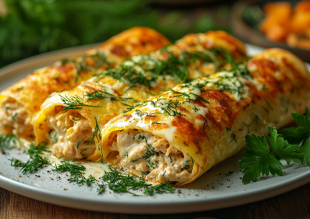 Кабачковый омлет-рулет: вкуснейший завтрак, который тащит