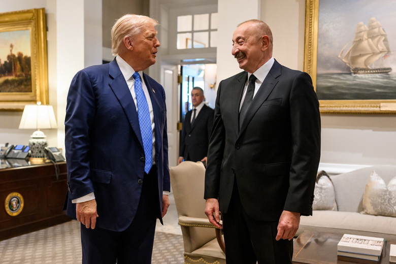 Дональд Трамп и Ильхам Алиев