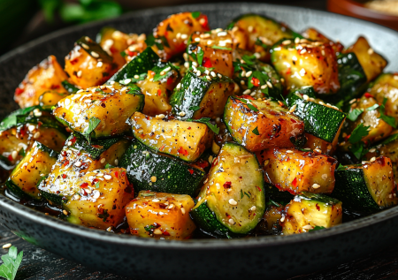 Китайская закуска из кабачков! Обалденная закуска — к мясу и картошечке