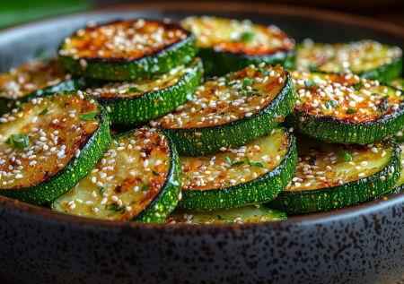Закусочные кабачки с кунжутом! Обалденная закуска — готовить просто и легко