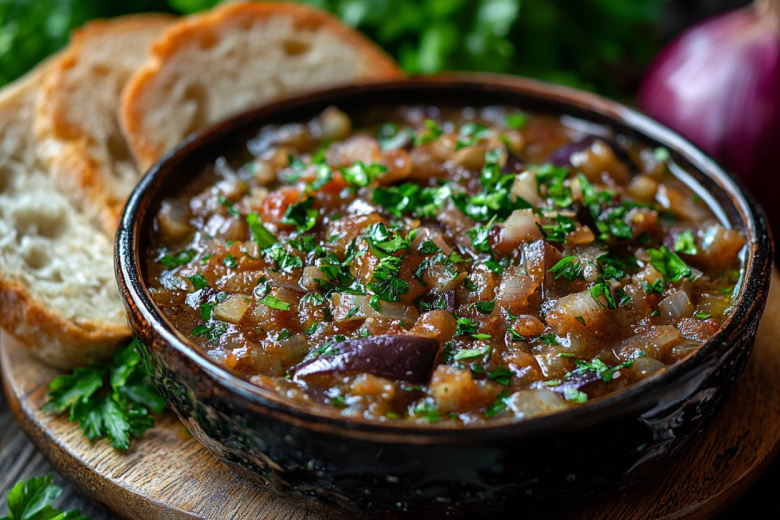 Икра из баклажанов с орехами