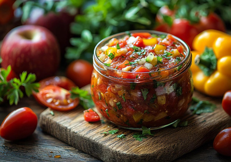 Готовлю аджику с яблоками! Сладкая версия, которая покорит всех