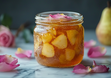 Вкусовые сосочки ликуют: грушевый конфитюр с розой и кардамоном
