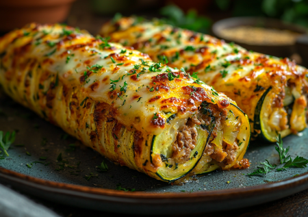 Кабачковый рулет с фаршем! Вкуснейшее блюдо из простых ингредиентов