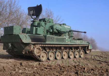 Под Киевом сожгли немецкую зенитку Gepard