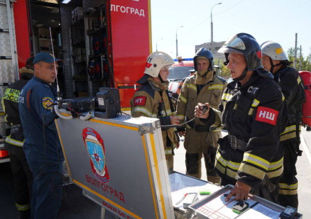 В МЧС назвали количество пострадавших при пожаре на волгоградском рынке