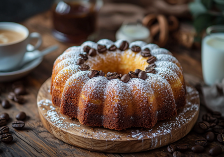 Кофейный пирог на кефире с насыщенным ароматом! Уютный, как в кофейне
