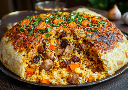 Шах-плов в лаваше в духовке! Кулинарный шедевр восточной кухни
