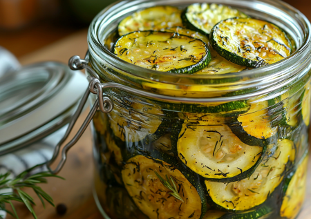 Эта закуска взорвет ваши вкусовые рецепторы: острые маринованные кабачки