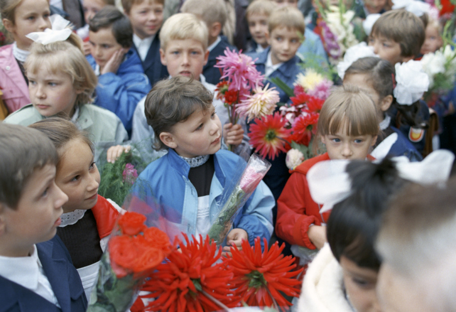 1 сентября в средней школе № 29 города Москвы, 1987 г.
