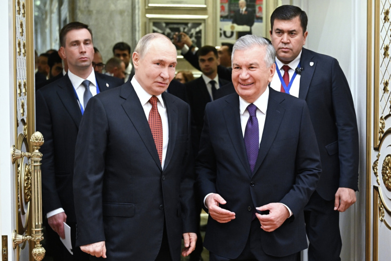 Владимир Путин и Шавкат Мирзиеев