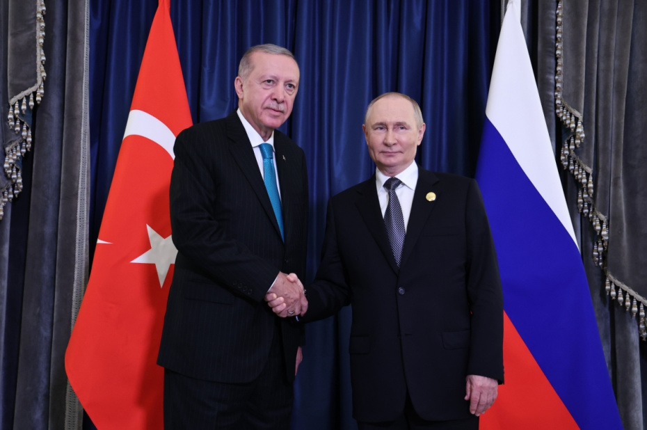 Владимир Путин и Реджеп Тайип Эрдоган