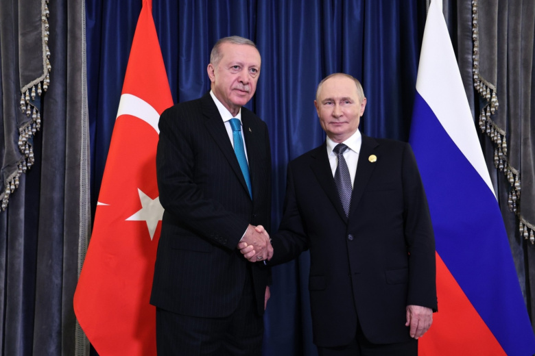 Реджеп Тайип Эрдоган и Владимир Путин