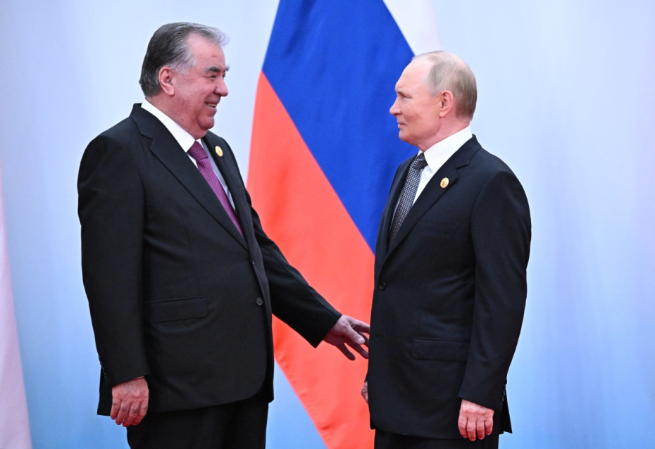 Владимир Путин и Эмомали Рахмон