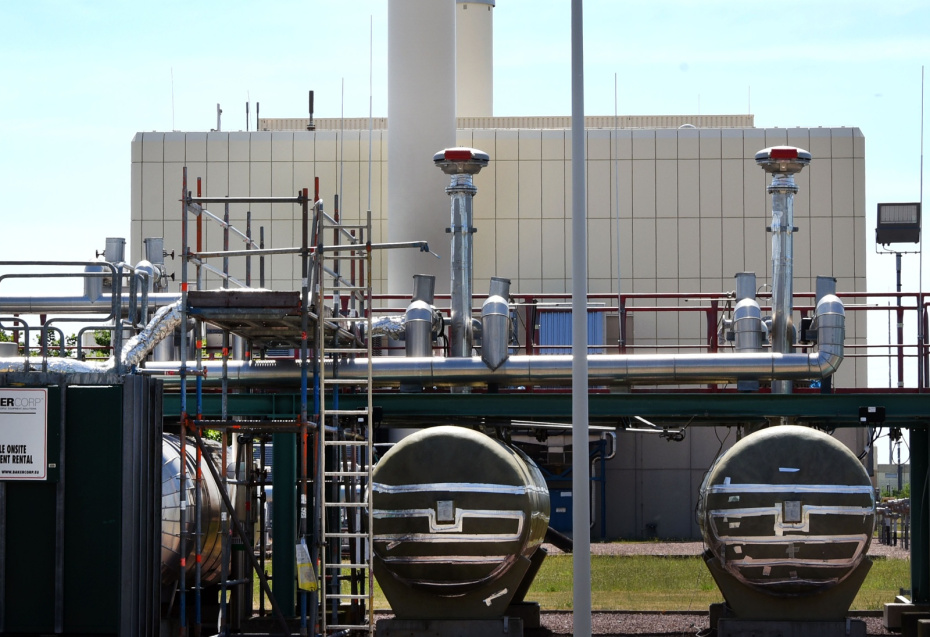 На территории подземного газохранилища компании VNG AG, Германия