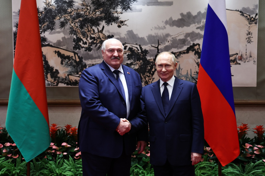 Александр Лукашенко и Владимир Путин