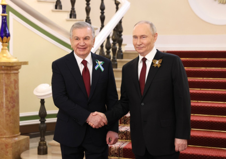 Стартовали переговоры Путина и Мирзиёева в Пекине