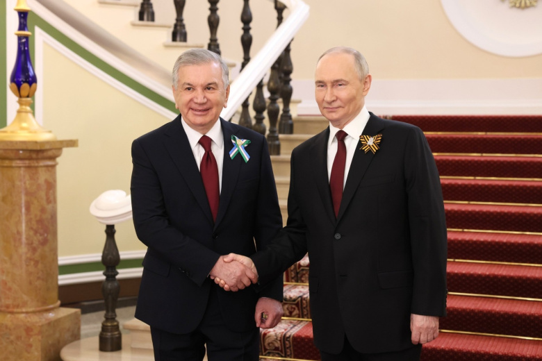 Шавкат Мирзиёев и Владимир Путин