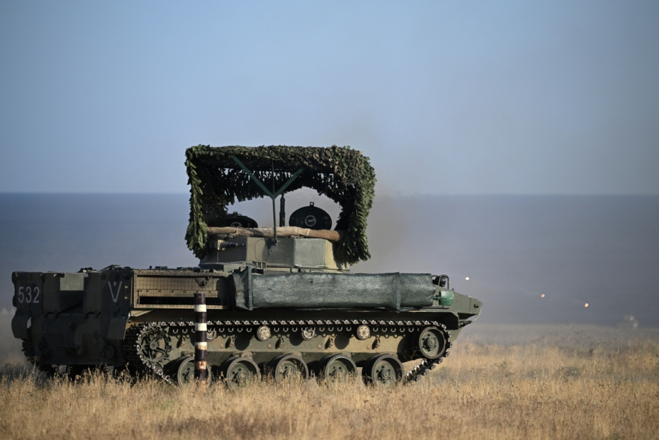 Боевая машина десанта БМД-4 56-го гвардейского десантно-штурмового полка ВС РФ