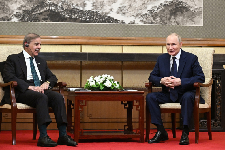 Владимир Путин и Шахбаз Шариф