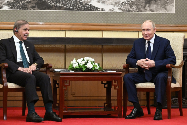 Владимир Путин и Шахбаз Шариф