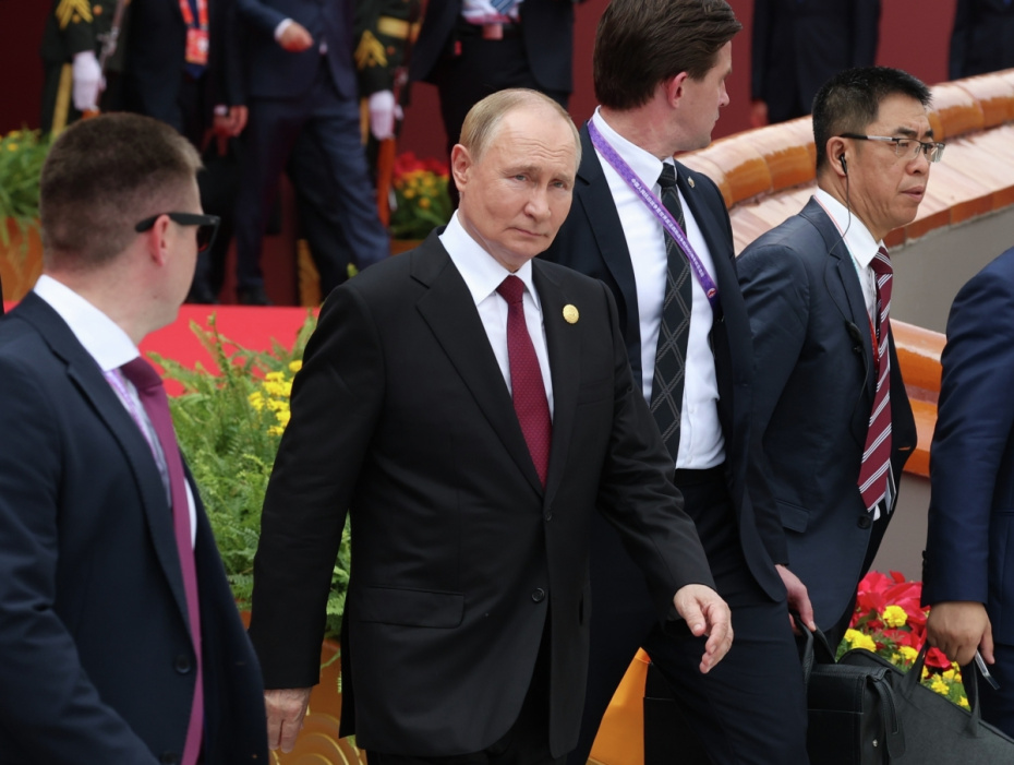 Владимир Путин на торжественном мероприятии по случаю 80-й годовщины Победы китайского народа в Войне сопротивления Японии и окончания Второй мировой войны