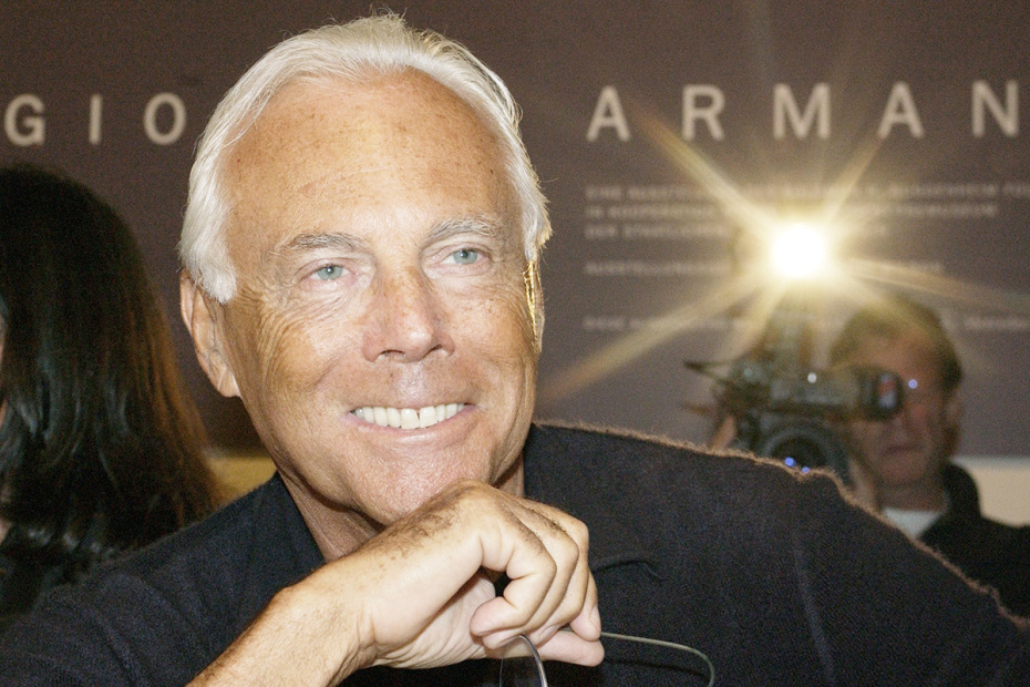 Джорджо Армани, 2003 год