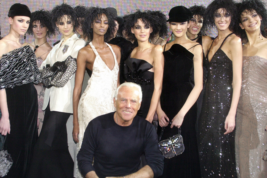 Показ женской моды EMPORIO ARMANI, 2004 год