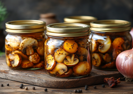Маринованные грибы «Пикантные»