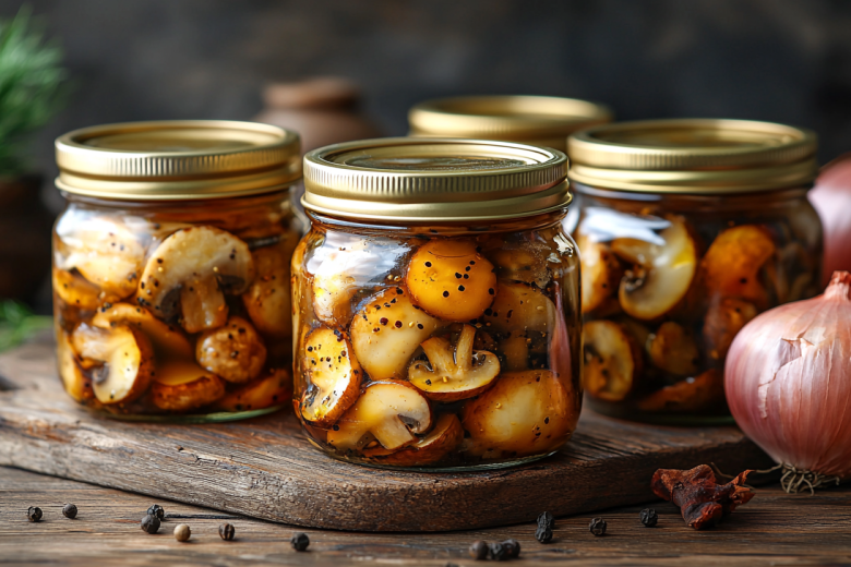 Маринованные грибы «Пикантные»