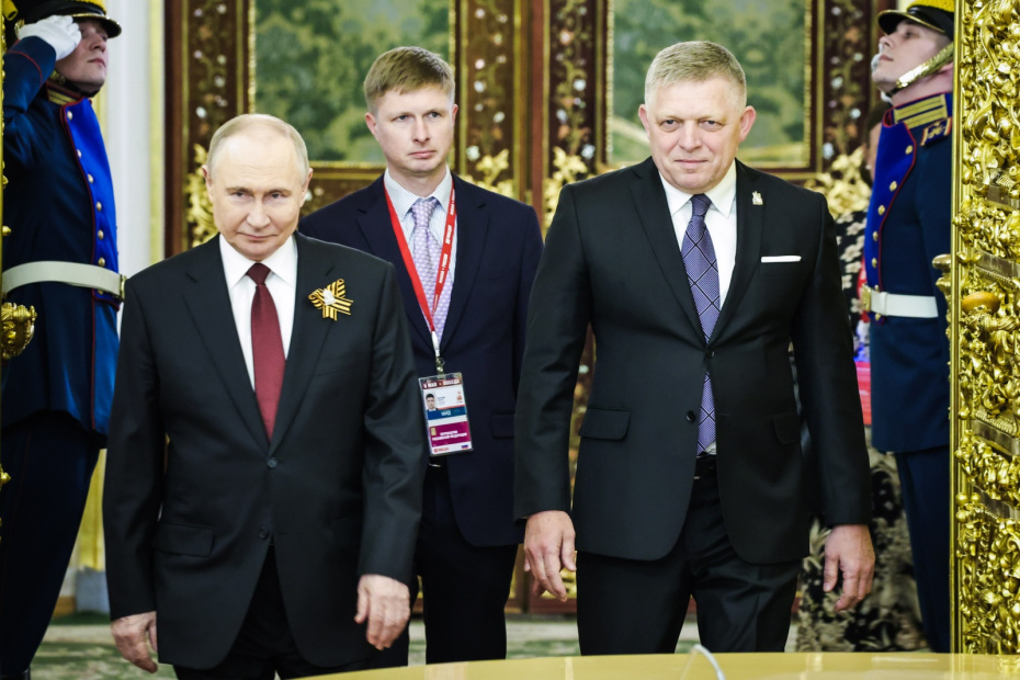 Владимир Путин и Роберт Фицо