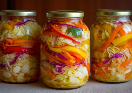С яблочным вкусом: маринованная капуста на зиму в пряном маринаде